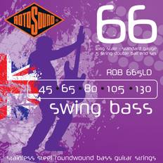 Rotosound strängar för elbas SWING DOUBLE BALL END 5-str. RDB665LD DOUBLE BALL Standard 45-130