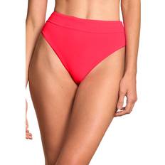 3XL Bikinihosen Maaji Cherry Red Suzy Q High Rise/High Leg Bikini Bottom Red