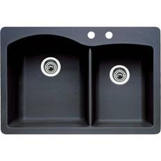 Corner Sinks Blanco Diamond Dual-mount 33-in