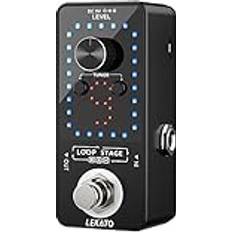 Bass tuner Guitar Looper Effect Pedal Looper 9 Loop Pedal Tuner Function with USB Cable for Electric Guitar Bass Guitar Loop Machine