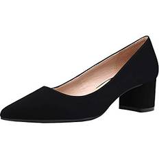 Shoes Dream Pairs Women’s Chunky Low Block Heels Closed Toe Pumps Shoes DPU212