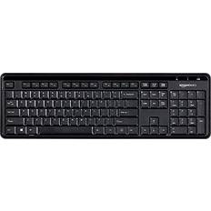 Amazon Basics Basics Wireless Keyboard-Quiet and Compact-US Layout QWERTY