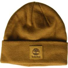 Timberland Women Headgear Timberland Women's Classic Tall Beanie, Wheat Leather Patch, One