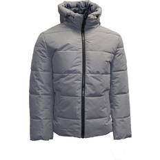 Hooded puffer jacket Michael Kors Men's Quilted Hooded Puffer Jacket - Gun Metal