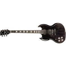 Gibson Black Electric Guitars Gibson Sg Modern Left-Handed Electric Guitar Trans Black Fade