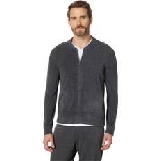 Sweaters Barefoot Dreams CozyChic Ultra Lite Men's Zip-Front Jacket, Carbon