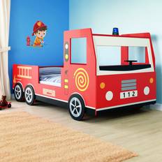 Kinderbedden Casaria Kinderbrandweerbed Noah 200 x 90 cm