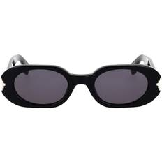 Marcelo Burlon Unisex Nire Solglasögon Acetat - Black/Dark Grey