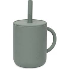 Jollein Drickmugg Med Sugrör, Green
