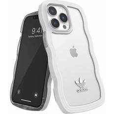 Iphone 13 hvid adidas OR Wavy Case iPhone 13 Pro /13 6,1 biały-przezroczysty/white-transparent 51903