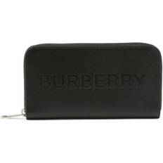 Burberry Læder Zip Wallet Uld - Sort