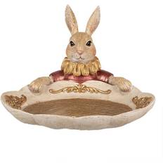 Beige Osterdekorationen Clayre & Eef hase figur kaninchen Osterdekoration