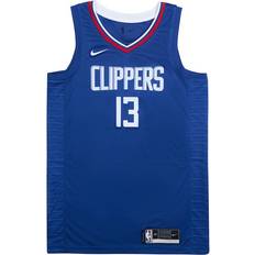 Game Jerseys Nike Los Angeles Clippers Paul George Icon Edition Jersey Rush Blue/White