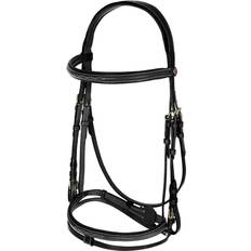 Horze Constance Padded Flash Bridle Black unisex