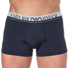 Emporio Armani Microfibre Sous-vêtements pour hommes Emporio Armani Herren Men's Essential Microfiber Trunks, Marine