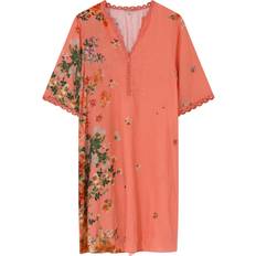 Orange - Skjortekjoler Gustav shirt dress Coral w. Embr. Flower Print 49517