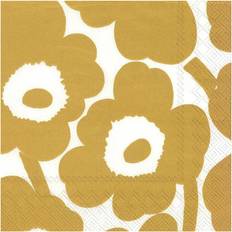 Tovaglioli di Stoffa Marimekko Unikko Tovagliolo di Stoffa Bianco (40x40cm)