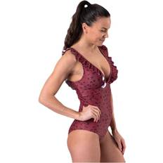 L Maillots de bain Halia Frill Swimsuit Patterned/Red Female