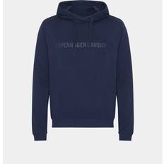 Dame Sweatere Copenhagen Bamboo Navy hoodie med logo fra