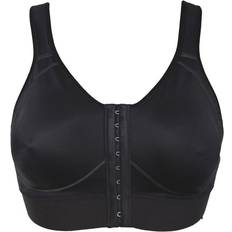 Amoena Women's Ester Front Close Sports Bra - Black/Grey