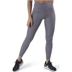 Løb - Sølv Tights Nike Swoosh Run Tight 7/8 Purple/Silver, Female, Tøj, Tights, Løb, Grå