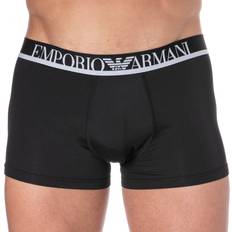 Emporio Armani Microfibre Sous-vêtements pour hommes Emporio Armani Boxer Essential Microfiber Uomini - Black