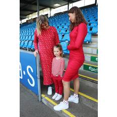 Alma-Ls-Tshirt-Dress Dk Print
