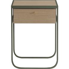 Chêne Tables de chevet Asplund Nati Tati Green Khaki/White Stained Oak Table de chevet 40x45cm