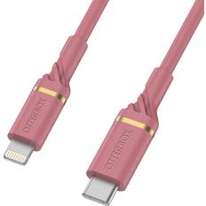 OtterBox Lightning to USB-C Fast Charge Cable Rose Sparkle 1m