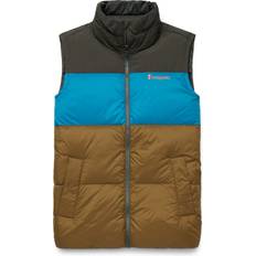 Blåa - Tyg Västar Cotopaxi Vattenavvisande Ärmfri Dunväst - Multicolor