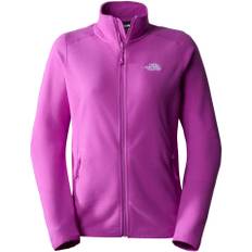 Microfiber Jumpers The North Face Glacier Sweatshirt Purple Cactus Flower