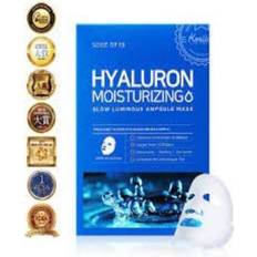 Red Facial Masks Some By Mi Hyaluron Moisturizing Glow Luminous Ampoule Mask 25g