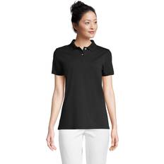 Mesh - Women Polo Shirts Lands' End Women Plus Mesh Cotton Short Sleeve Polo Shirt