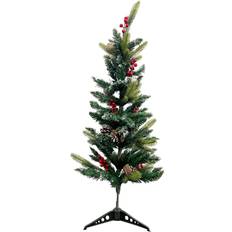 3ft Artificial Berries & Pinecone 90cm Frosted