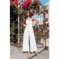 White - Women Jumpsuits & Overalls Leyton Jumpsuit White