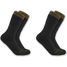 Carhartt Underwear Carhartt Men's 2-Pack Heavyweight Crew Socks Black