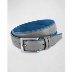 Golf - Men Belts Trafalgar Men's Back Nine Leather and Nylon Belt Grey 40in