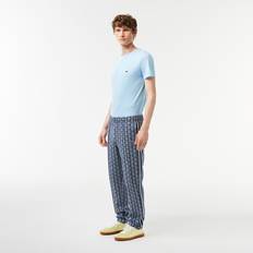 Lacoste L Pants & Shorts Lacoste Men's Paris Monogram Sweatpants Blue