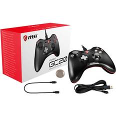 MSI Gamepads MSI MSI Force GC20 USB Wired Controller Gamepad for Windows PC Android PS3 Stream