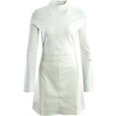 Calvin Klein White Dresses Calvin Klein Damen Coated Milano A-Line Ivory