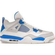 39 - Nike Air Jordan 4 Schuhe Nike Air Jordan 4 Retro M - White/Military Blue/Neutral Grey