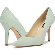 Nine West Green Heels & Pumps Nine West Flax Pump Light Suede