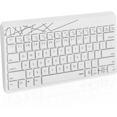 Rapoo Keyboards Rapoo 2.4G Small Wireless Keyboard Ergonomic & Compact Plug & Play Mini