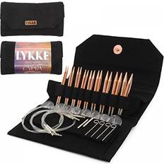 3.5" Cypra Interchangeable Needle Set, Black Vegan Suede Case