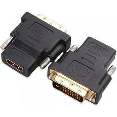 Cable Matters 2 Pack Gold-Plated DVI to HDMI Adapter