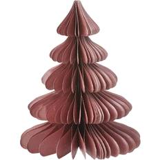 Bungalow Brugskunst Bungalow Paper Tree Evergreen Old Rose Julepynt