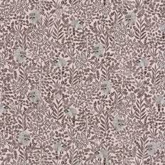Wallpapers Caselio 100544525 hygge waschbären laub pink tapete Rosa