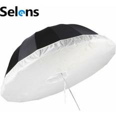 Nylon Studio Lighting Selens Selens photo studio flash 165cm parabolic reflective umbrella w/ diffuser cloth