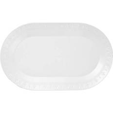 Frederik Bagger Serveringsfade & Bakker Frederik Bagger Crispy Porcelain Oval Dish 1 Pcs White Serveringsfad
