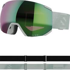 Salomon Radium White Moss Goggle sigma emerald